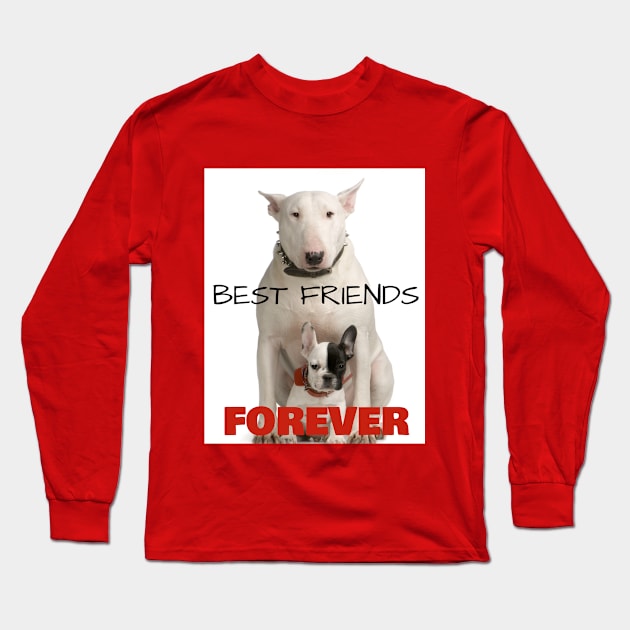 Best Friends FOREVER Long Sleeve T-Shirt by Jerry De Luca